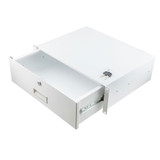 19" Rack Mount Drawer 3U 13.7in (350mm)- RAL9003 -Signal White