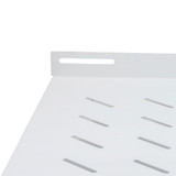 19" Cabinet Shelf 1U with 16"(420mm) Depth- RAL9003 -Signal White