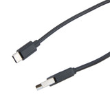 USB 2.0 AM TO TYPE C Black TPU Cable, 1M stretched, 480 mbps, 5V, 3 Amp
