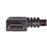 High Speed HDMI  Cable with Ethernet, Male/ Right Angle Male, LSZH, Left Exit 3.0 m