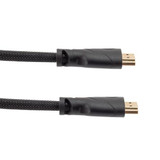Nylon Braided Cable, HDMI 2.0 Male to Male with Ferrites, Supports 4K Resolution, 3 Meter