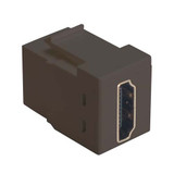 HDMI Feed Through Keystone Coupler, Black