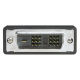 DVI-D Single Link LSZH DVI Cable Male / Male Right Angle, Bottom, 10.0 ft