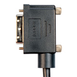 DVI-D Dual Link LSZH DVI Cable Male / Male Right Angle,Left 1.0 ft