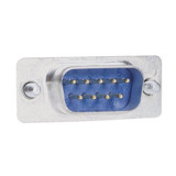 Low Profile Right Angle Adapter, DB9 Male / Female, Cable Exit 1
