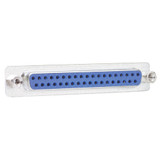 Low Profile Right Angle Adapter, DB37 Male / Female, Cable Exit 1