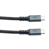 USB 3.2 Data Cable, Aluminum connector, 20Gbps, C Male Plug to C Male Plug, 20V 3A, 1M