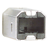 Right Angle USB Cable, Straight A Male / Right Angle B Male, 0.5m