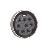 Feed-Thru Adapter, Mini DIN 8, Female / Female