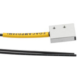 Fiber Optic Sensor Cable, 2M Array-type, Diffuse Reflection, R25 POF with Square Sensing End and 20 mm Wide Straight Beam Exit