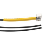 Fiber Optic Sensor Cable, 2M Flat Bracket Type, Diffuse Reflection, R2 POF, 4 mm Thick Rectangular Sensing End and Flat Side Beam Exit