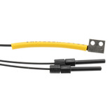 Fiber Optic Sensor Cable, 1M Flat Bracket Type, Diffuse Reflection, R2 POF, 2 mm Thick Rectangular Sensing End and Straight Beam Exit