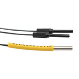 Fiber Optic Sensor Cable, 2M Small Bend Radius, Diffuse Reflection, R1 POF, M3 Cylindrical Sensing End with Straight Beam Exit