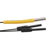 Fiber Optic Sensor Cable, 2M Small Bend Radius, Diffuse Reflection, R4 POF, M3 Cylindrical Sensing End with Straight Beam Exit