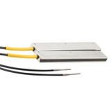 Fiber Optic Sensor Cable, 2M Array-type, Thru-beam, R25 POF with Rectangular Sensing End and 120 mm Wide Right Angle Beam Exit