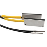 Fiber Optic Sensor Cable, 2M Array-type, Thru-beam, R25 POF with Rectangular Sensing End and 35 mm Wide Right Angle Beam Exit