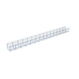Wire Mesh Cable Tray 4"D x 4"H x 5ft. 2pk