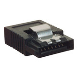 Latching SATA Cable, Straight/Straight, 18"