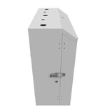 6U Vertical Wall Mount, 400mm (16 in), White