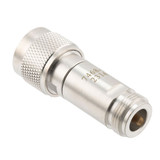 4 dB Fixed Attenuator N Male (Plug) to N Female (Jack) DC to 12 GHz Rated to 2 Watts, Brass Body, 1.35:1 VSWR