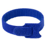25 Pack - 6 Inch Hook and Loop Cable Ties Blue