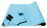 Bertech ESD Anti-Static High Temperature Table Mat Kit, 2 Ft. x 6 Ft., Blue (Assembled in USA)