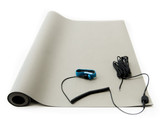 Bertech ESD Anti-Static High Temperature Table Mat Kit, 2 Ft. x 6 Ft., Gray (Assembled in USA)