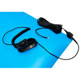 Bertech ESD Anti-Static Metal Wrist Strap with 12' Cord, 1 Megohm Resistor, 4mm Snap, Black