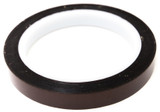 Bertech Polyimide Tape w/Acrylic Adhesive, 2 Mil Thick, 1/4 In. Wide x 36 Yards Long, Amber