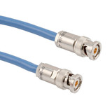 Lead Free 1553 TRB 2-Slot Plug to TRB 2-Slot Plug Cable Assembly using 30-02001-LC Coax, 5 FT with Bend Relief - LC3MSA00572-60