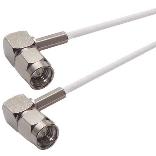 RG188 Coaxial Cable, SMA 90° Male / 90° Male, 2.0 ft