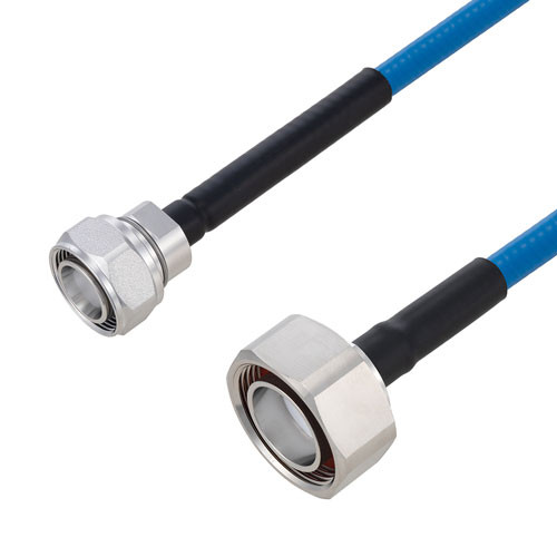 Low PIM 4.3-10 Male to 7/16 DIN Male Plenum Cable SPP-250-LLPL Coax Using Times Microwave Parts 4 Foot