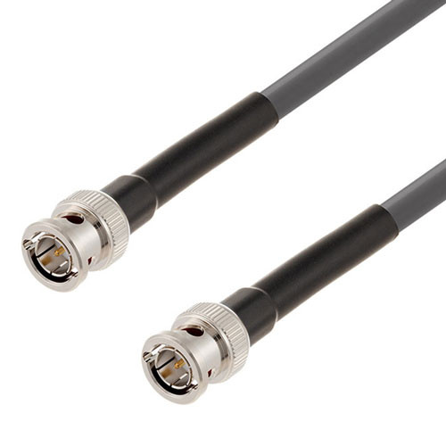 75 Ohm 6G SDI BNC Male to BNC Male Cable Assembly using 1694A-GY Coax, 25 FT