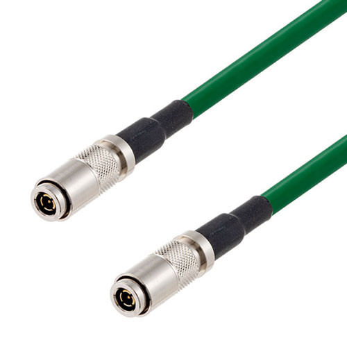 75 Ohm 12G SDI 1.0/2.3 Male to 1.0/2.3 Male Cable Assembly using 4855R-GR Coax, 25 FT