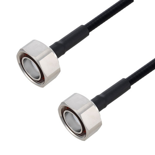 Outdoor Rated 7/16 DIN Male to 7/16 DIN Male Low PIM Cable Using SPO-250 Coax Using Times Microwave Parts 5 Feet