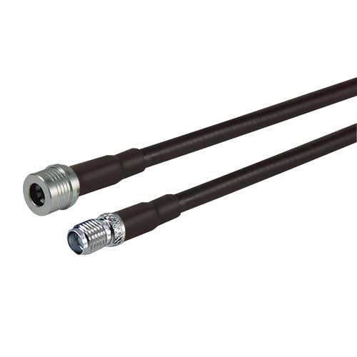 QMA Plug to SMA Female, Pigtail 20 ft 195-Series