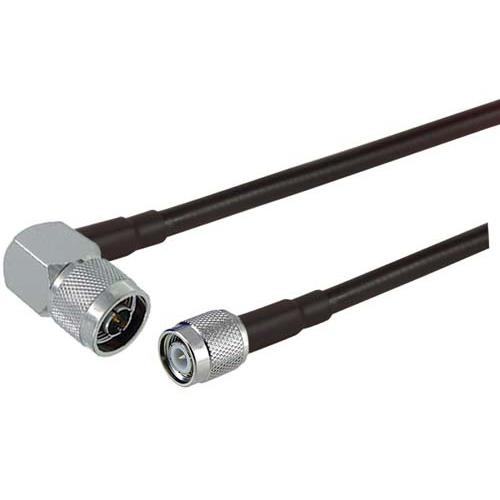 TNC-Male to N-Male Right Angle, Pigtail 20 ft 195-Series