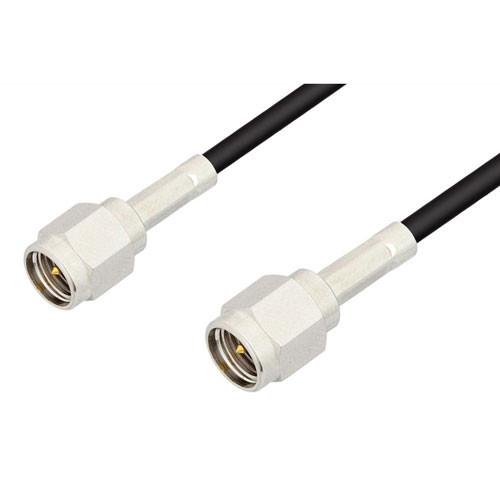 SMA Male to SMA Male Cable Assembly using RG174 Coax, 1 FT