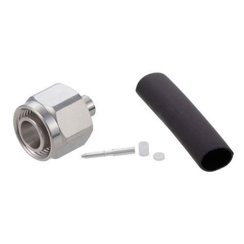 2.2-5 Male Straight Low PIM Coaxial Connector, LC141TB, LC141TBJ, 6 GHz, 50 Ohms, Solder/Solder