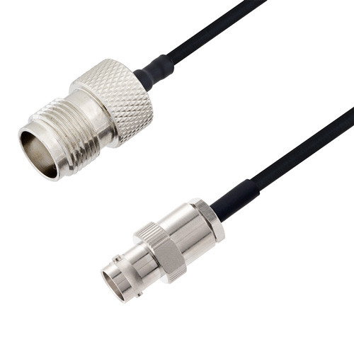 BNC Female to TNC Female Cable Assembly using LC085TBJ Coax, 4 FT