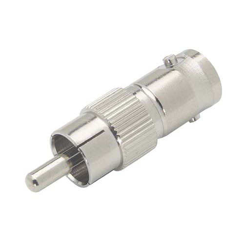 Coaxial Adapter, RCA Male / BNC Female 50 Ohm
