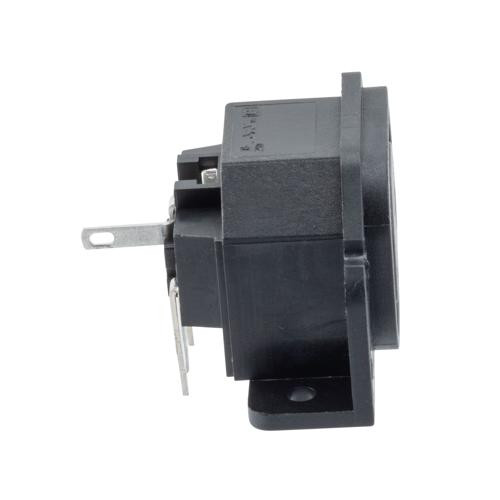 AC PEM 320-2-2/E, Panel Flange, Right Angle, Thru-hole PCB