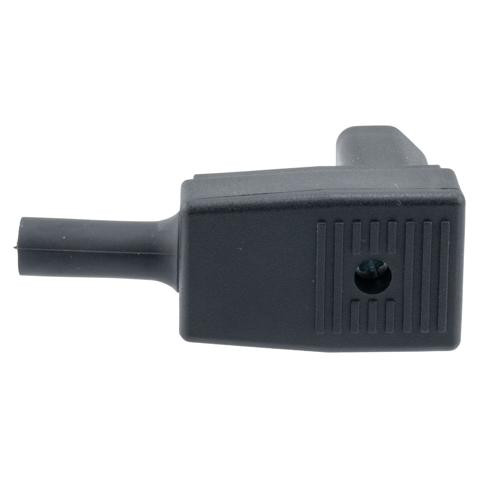 C13 Right-Angle IEC Inlet Connector, In-line Mount, Screw Termination