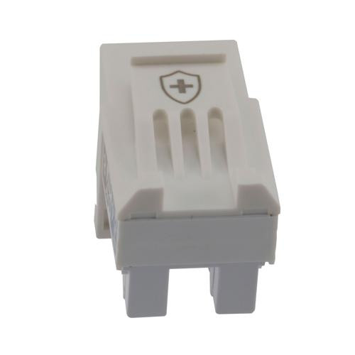 Cat6A Antimicrobial RJ45 Keystone Jack, Unshielded