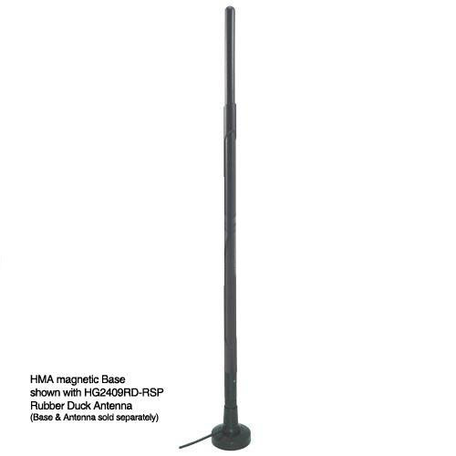 Rubber Duck Magnetic Mount with 5-foot 100 Cable RP SMA Plug