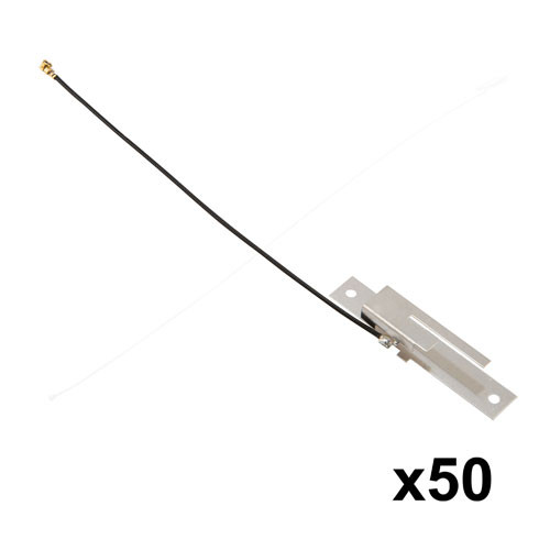 2412-2484/ 5150- 5825 MHz, 0.5/3.5 dBi, Stamped Metal AP/Router Embedded Antenna With IPEX-50 Pack