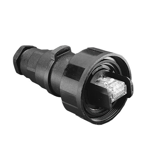 Ethernet Chassis Standard Buccaneer Connector With Two Extra Cable Glands standard buccaneer circular data connector