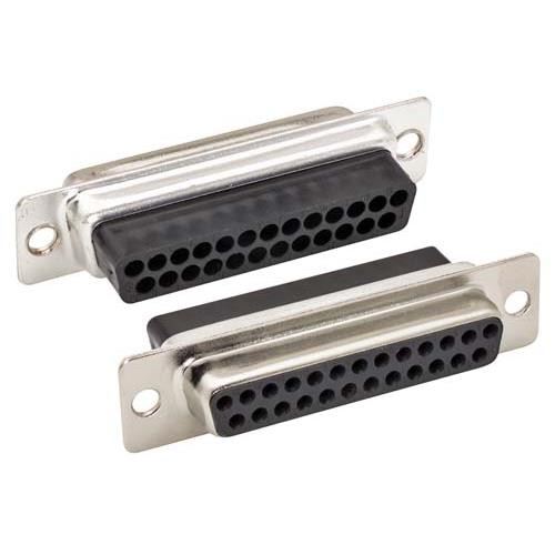 DB25 Female Crimp Connectors, Tray 50