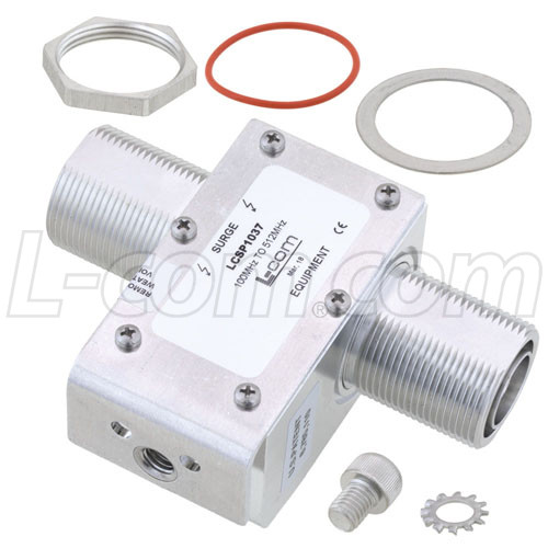 7/16 F/F In/Out RF Surge Protector 100MHz - 512MHz 750W IP67 20kA Surge Filter