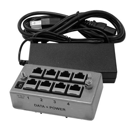 BTD-CAT6-P4 Midspan/Injector Kit with 48VDC @ 70 W Power Supply